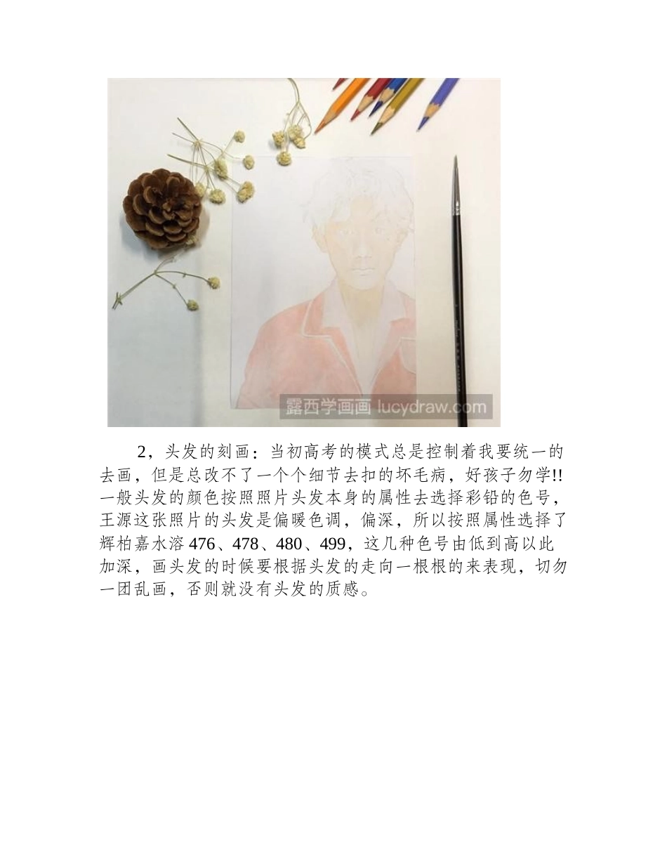 王源彩铅画教程彩铅画教程_第2页