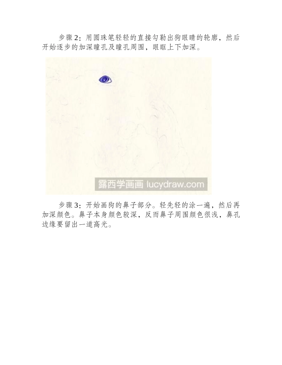 素描教程：如何画斑点狗素描教程1_第2页