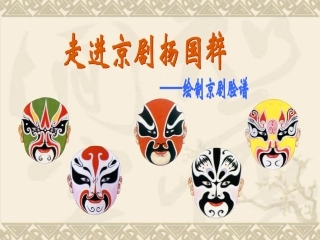 中国京剧脸谱