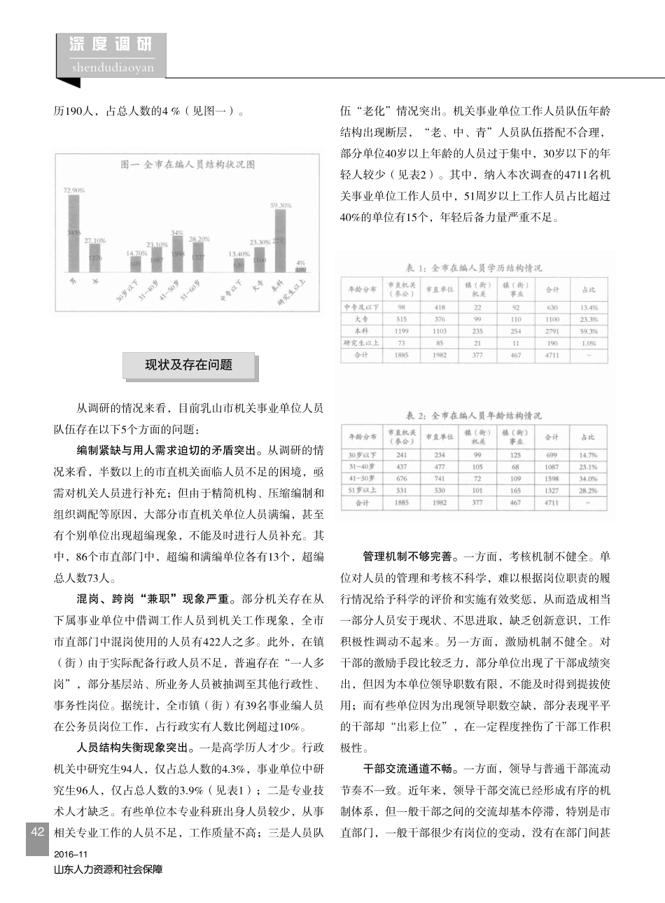 乳山市机关事业单位人员队伍结构状况调查与思考 _第2页