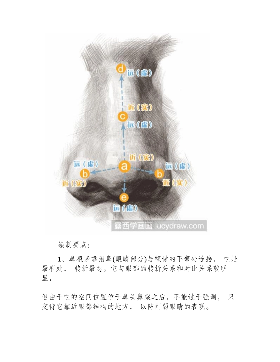 素描鼻子的详细画法素描教程_第2页