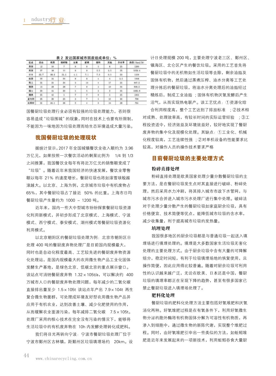 我国餐厨垃圾处理行业发展现状与前景分析_第2页