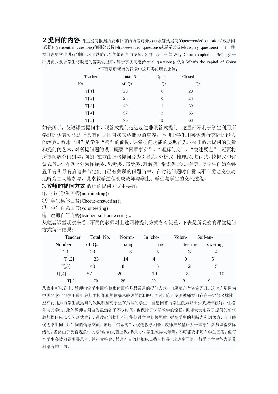 课堂提问调查问卷_第1页