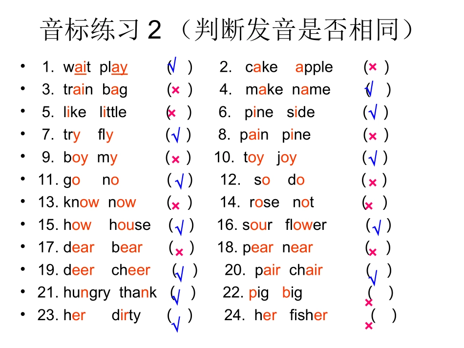 小学英语音标练习题(精练)(1)_第2页