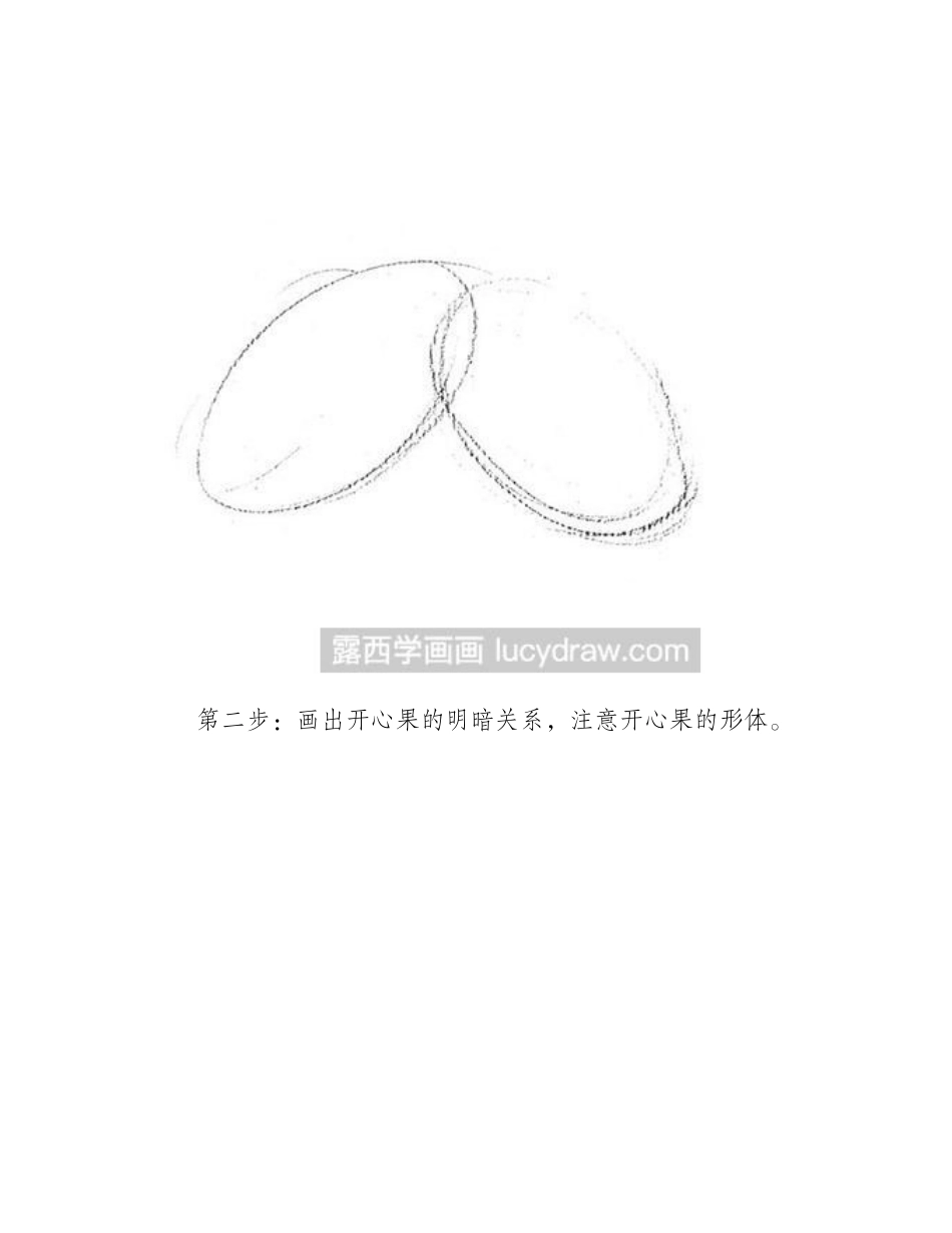素描静物：怎么画开心果素描教程_第2页