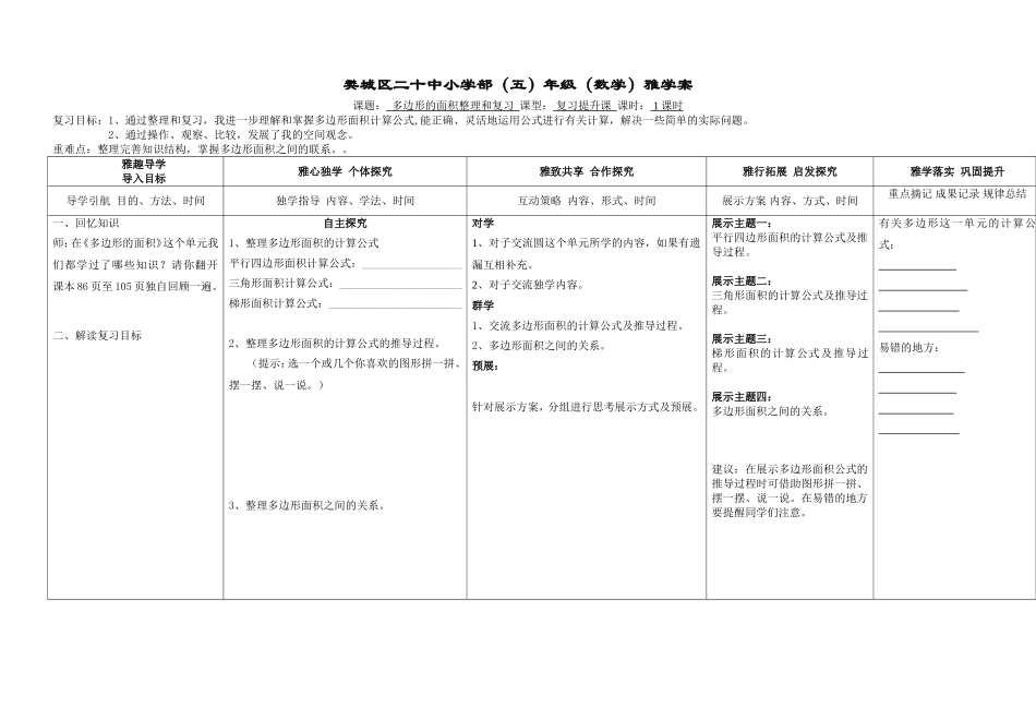 多边形的面积整理和复习_第1页