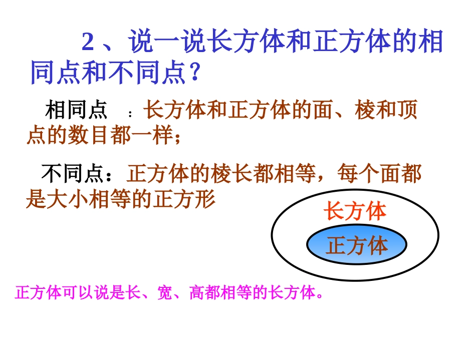 北师大版数学五年级下册《长方体的表面积》PPT课件2_第3页
