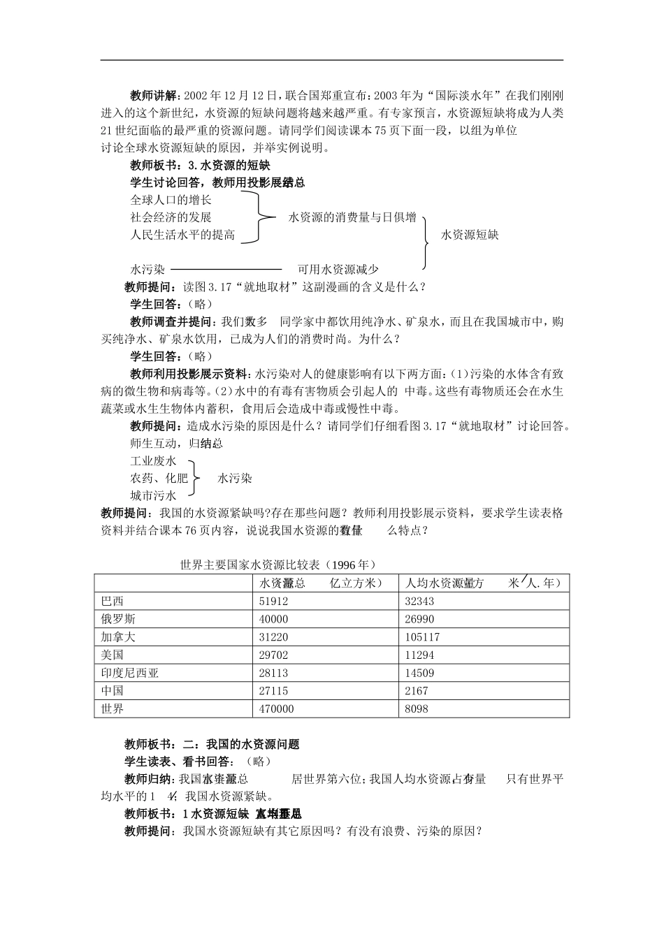 八年级地理水资源1_第3页