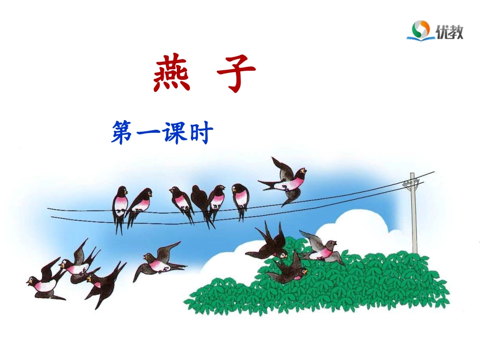 《燕子》（第一课时）张慧.ppt_第1页