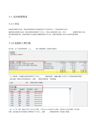 SAP-FICO-生产成本核算原理精解