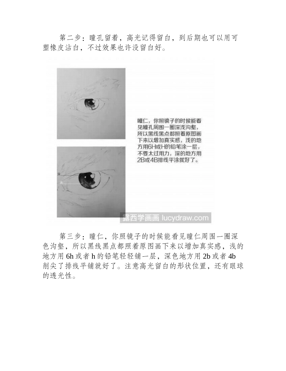 素描教程：眼睛素描教程_第2页