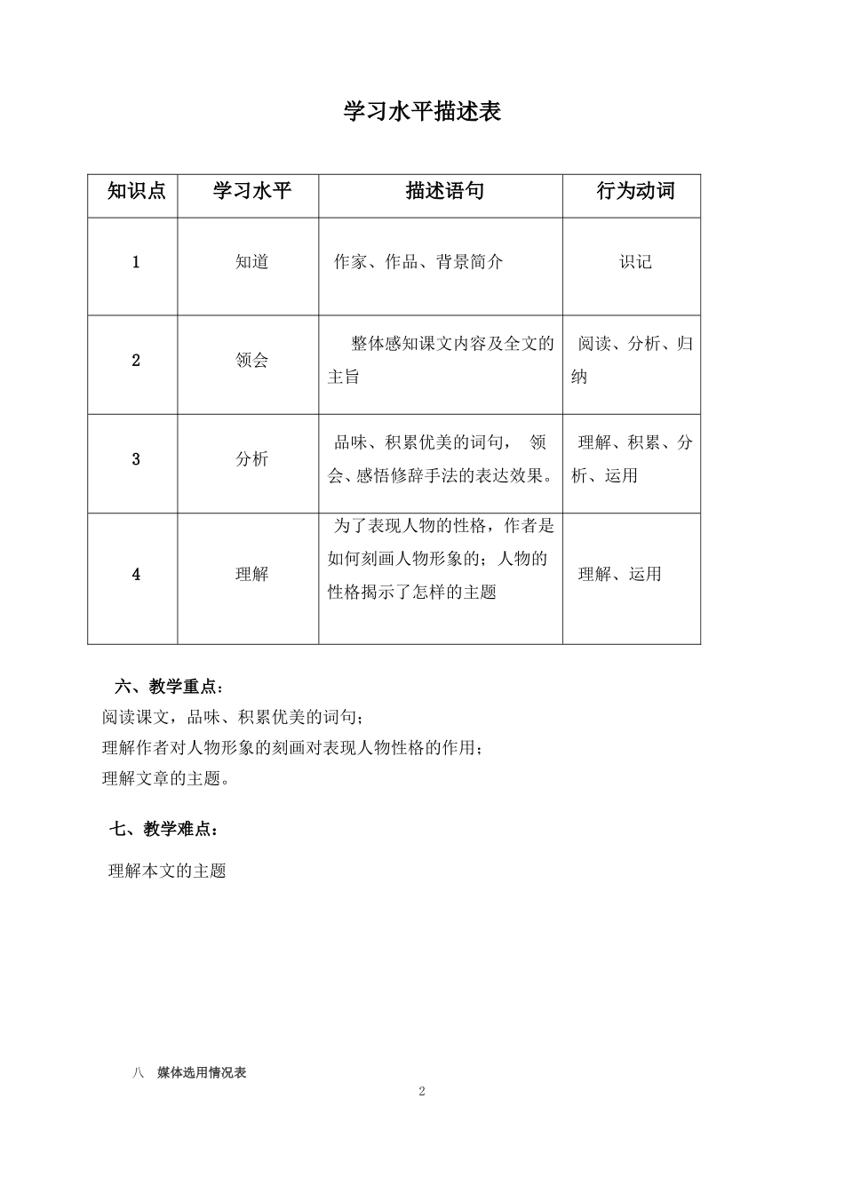 《我的叔叔于勒》教案_第2页