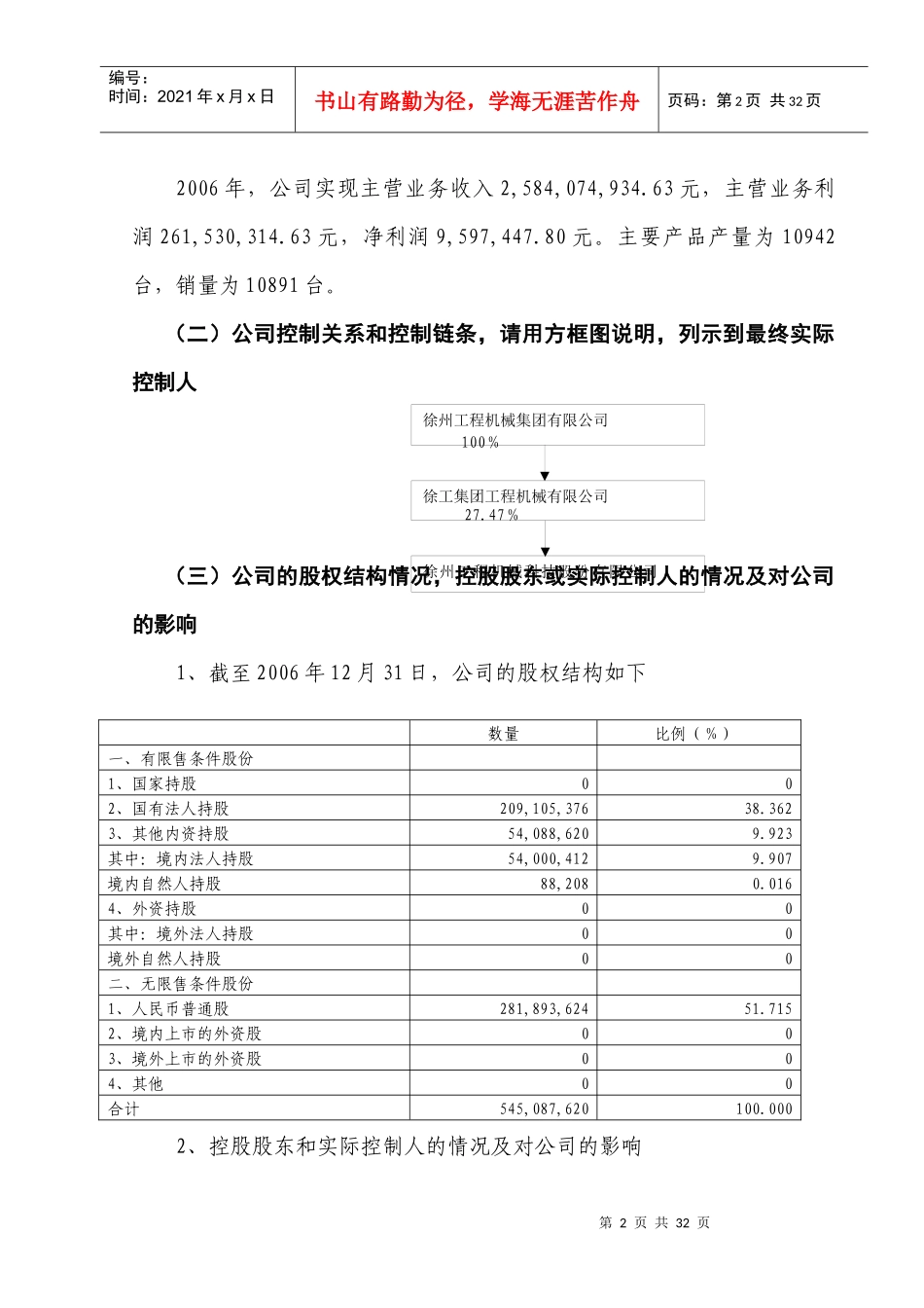 徐州工程机械科技股份有限公司_第2页