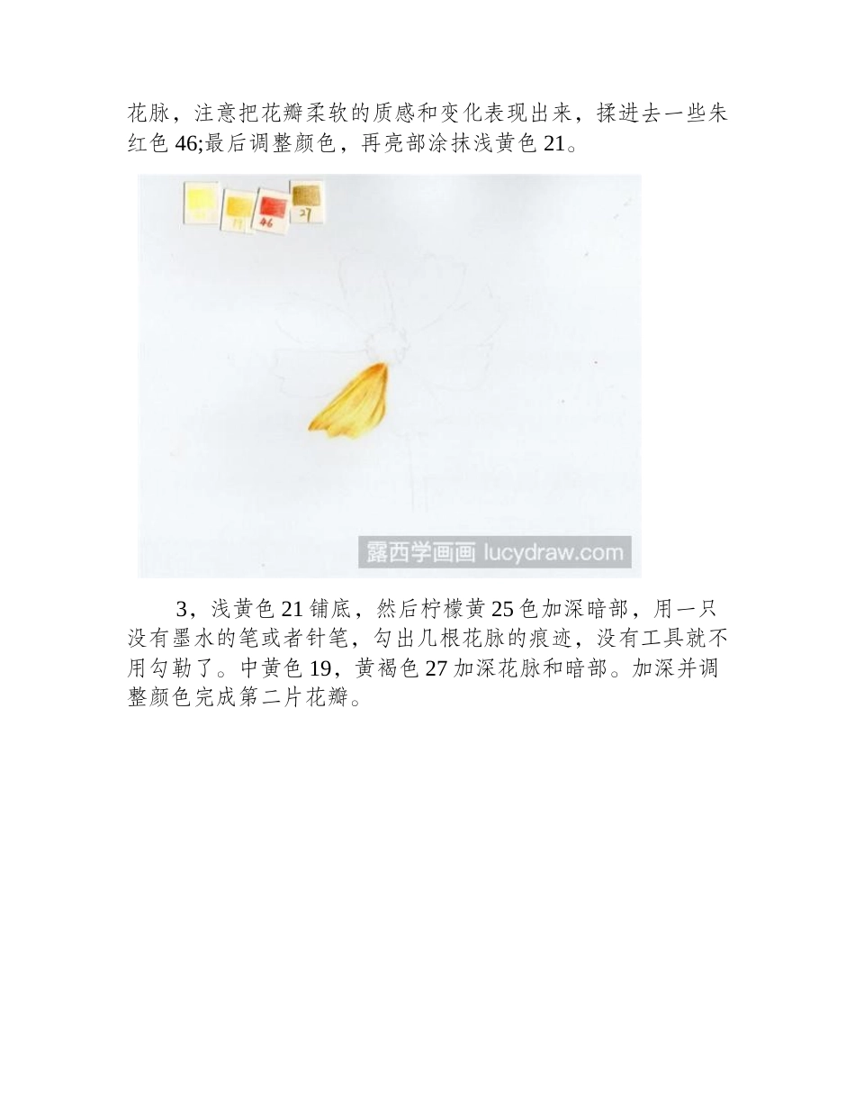 七色堇彩铅画教程彩铅画教程_第2页