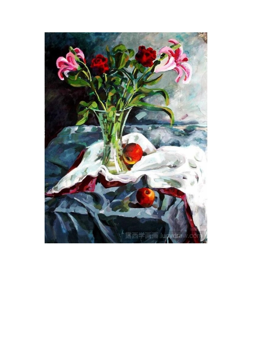 水粉画作品欣赏，告诉你如何画好水粉画！水粉画作品_第2页