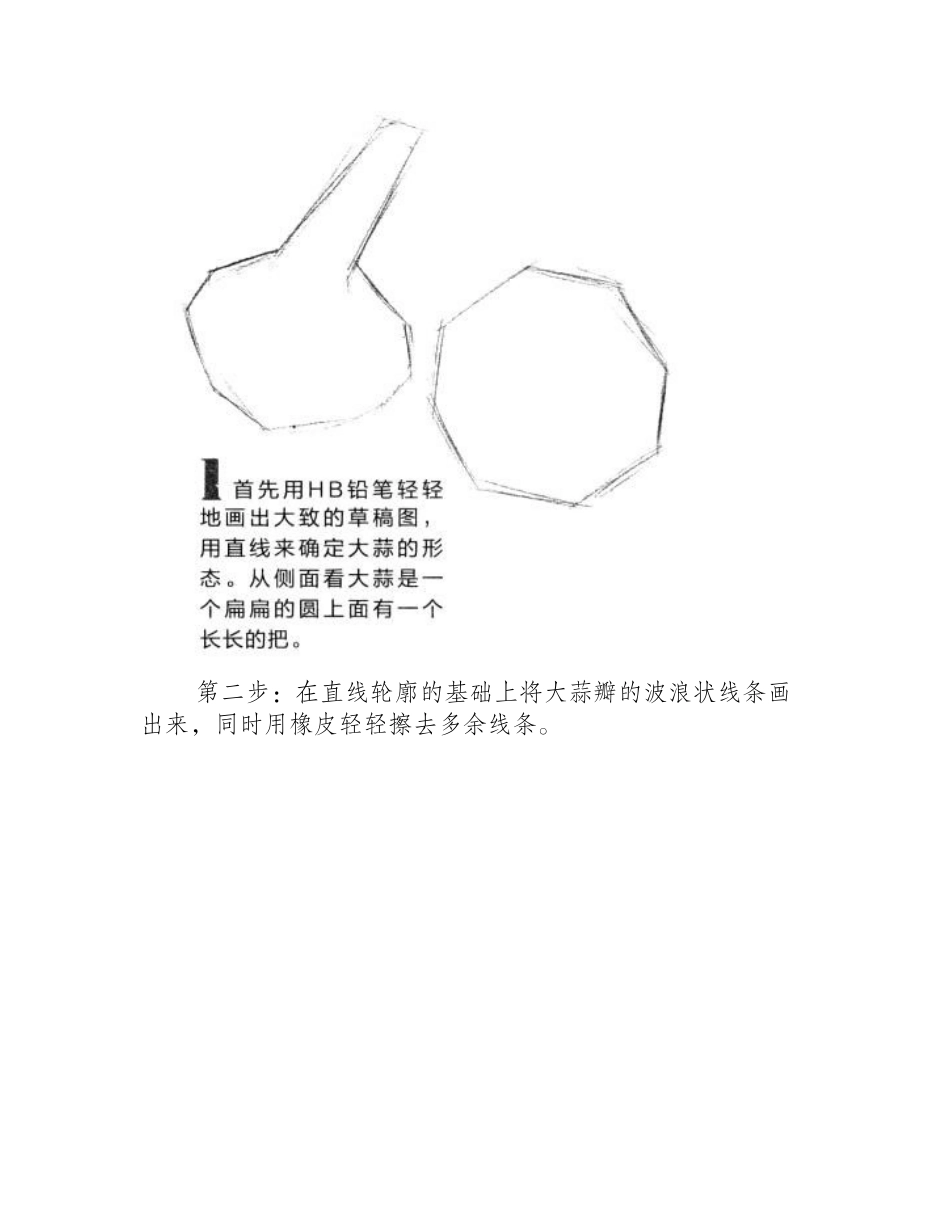 素描入门：素描蒜头怎么画_素描教程_第2页