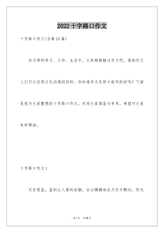2024十字路口作文_4