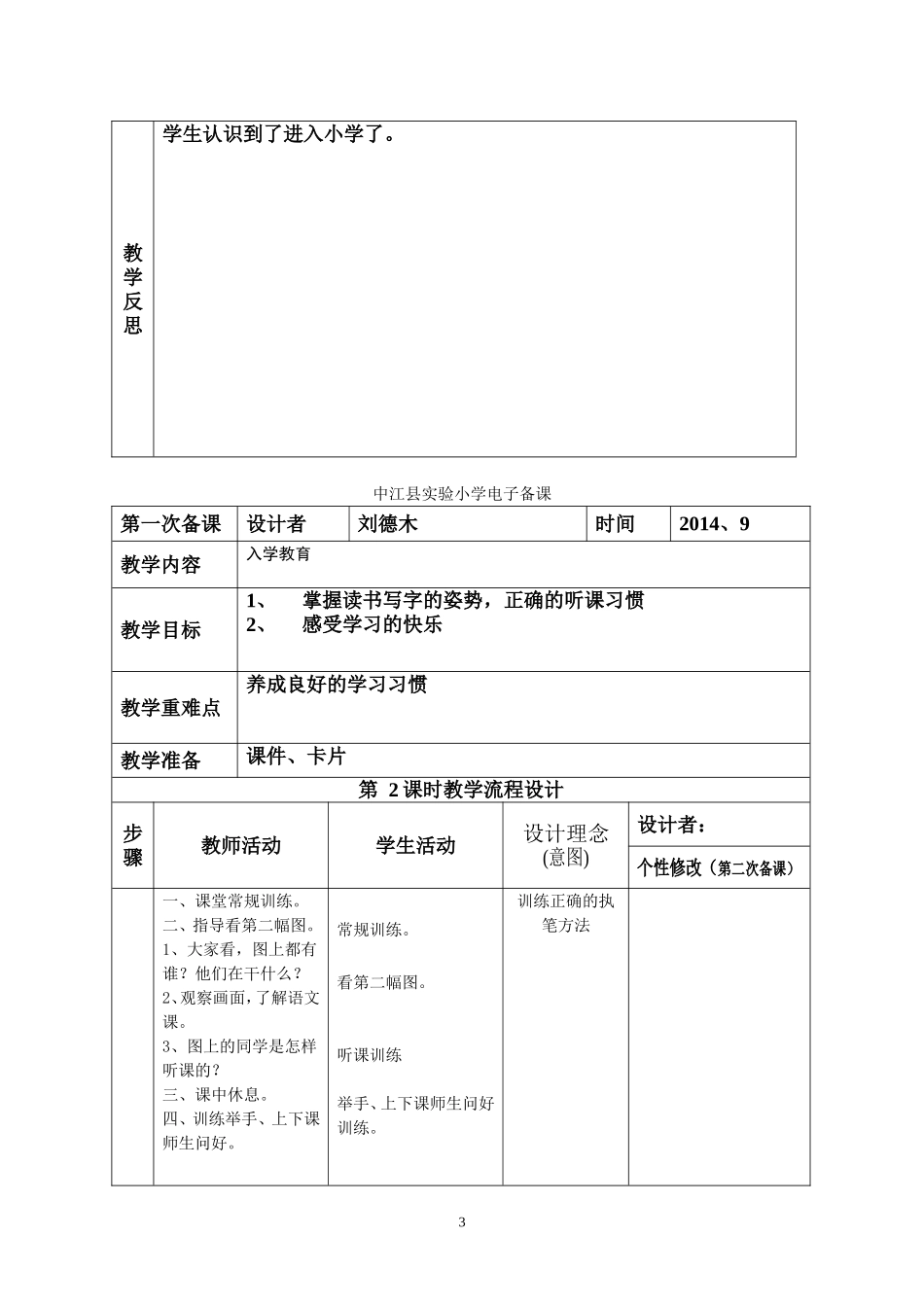 2014下一年级下语文电子备课（反思）_第3页