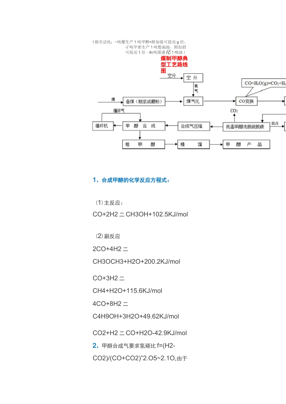 现代煤化工工艺路线总图_第2页