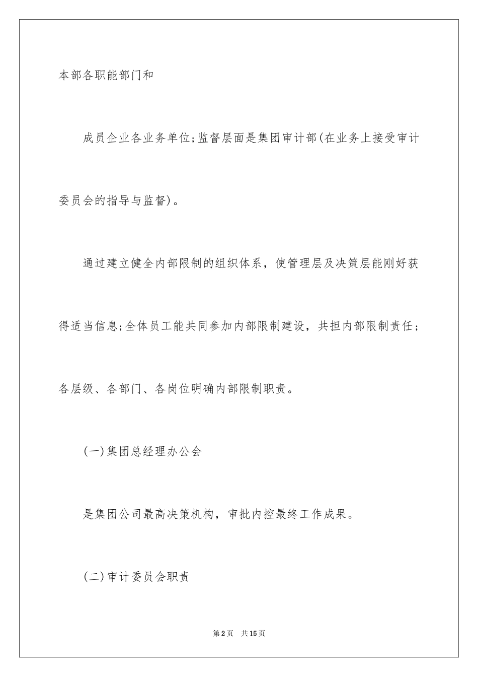 2024内控检查实施方案_第2页