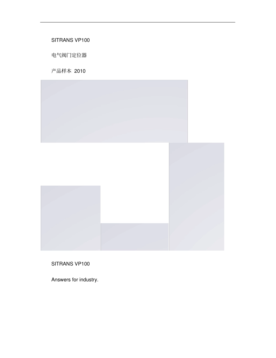 siemens定位器样本概要_第1页