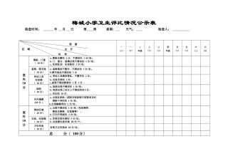 学_校_环_境_清_洁_卫_生_检_查_记_录_表