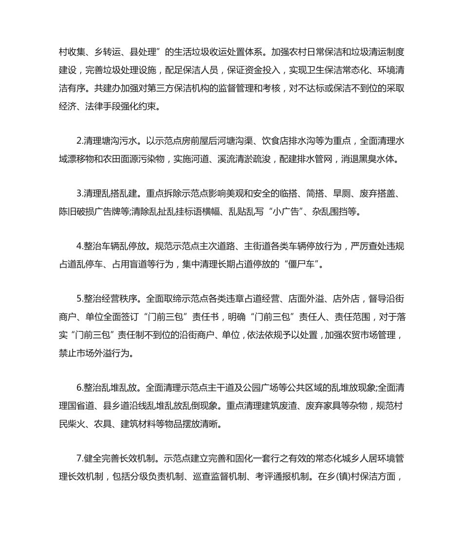 人居环境整治示范点实施方案 _第2页