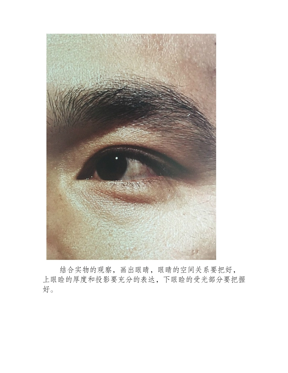 素描入门：眼睛鼻子嘴巴的素描精讲解析教程素描教程_第2页