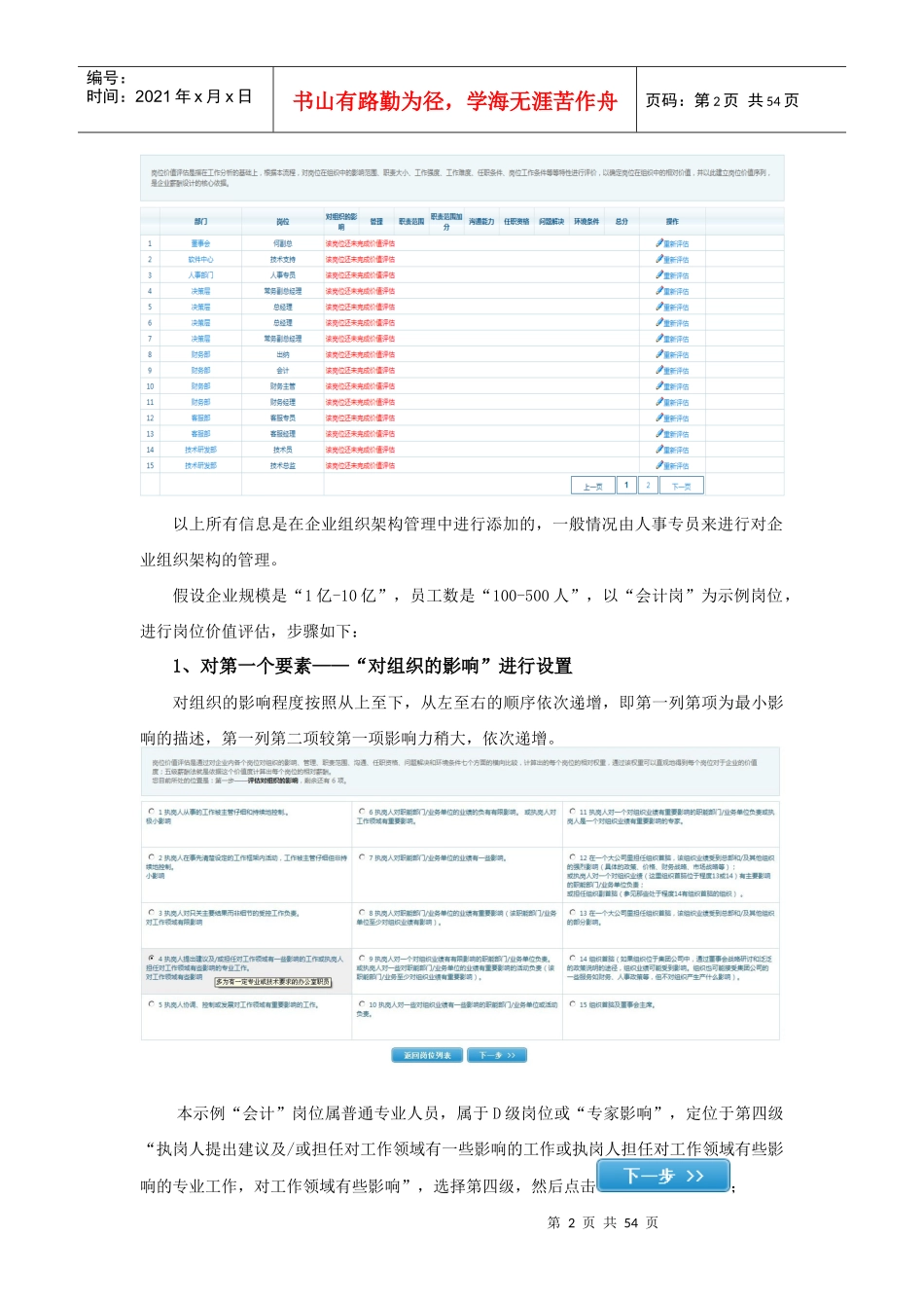 薪酬设计方案评估管理_第2页