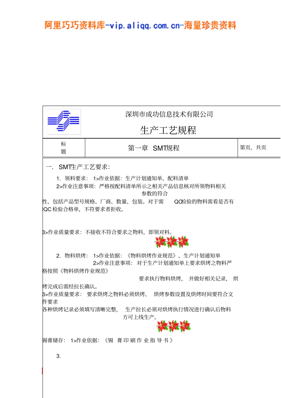 SMT制程工艺操作规程_第2页