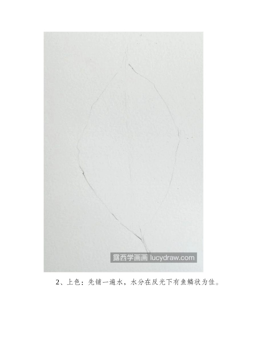 秋天的红叶怎么画_简单的水彩画法是什么_水彩画教程_第2页