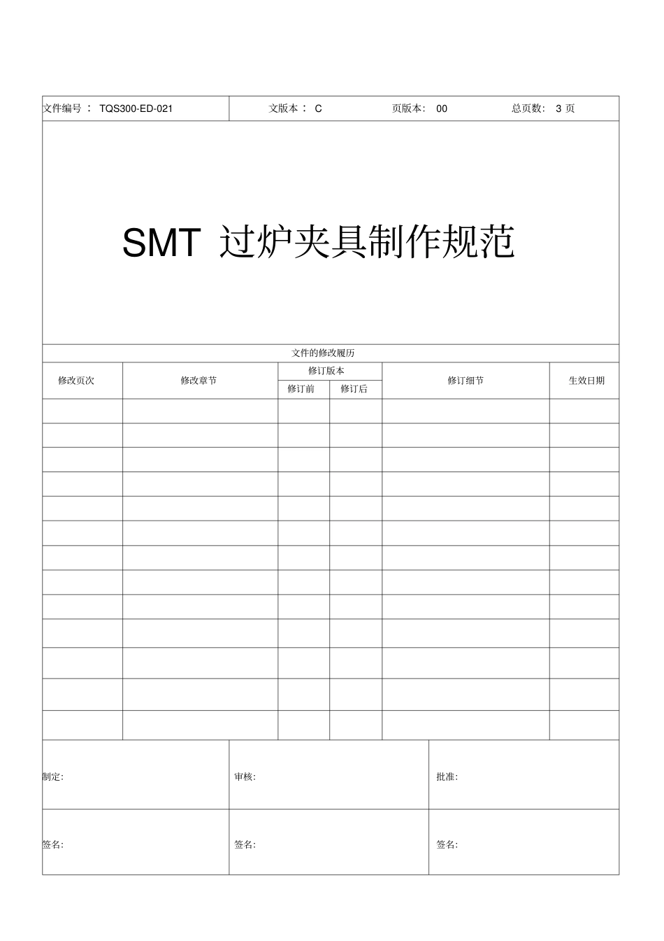 SMT过炉夹具制作规范_第1页