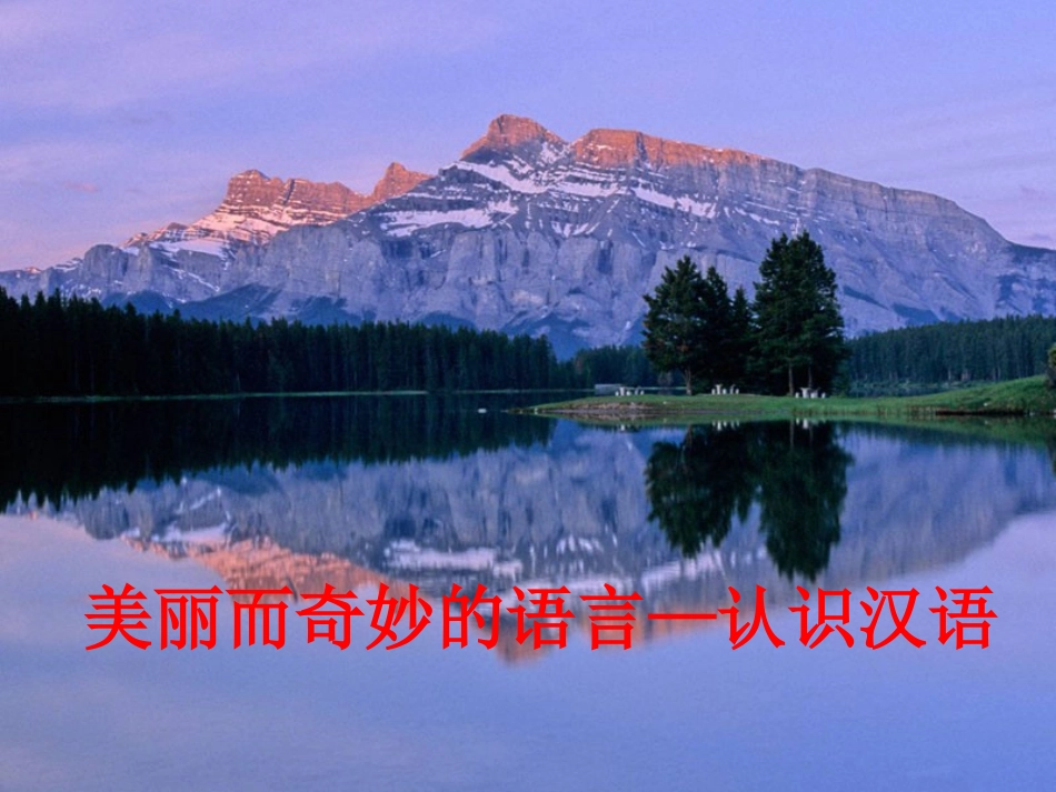 《美丽而奇妙的语言认识汉语》课件6_第3页