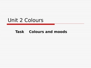 9AUnit2ColourTask(共19张PPT)