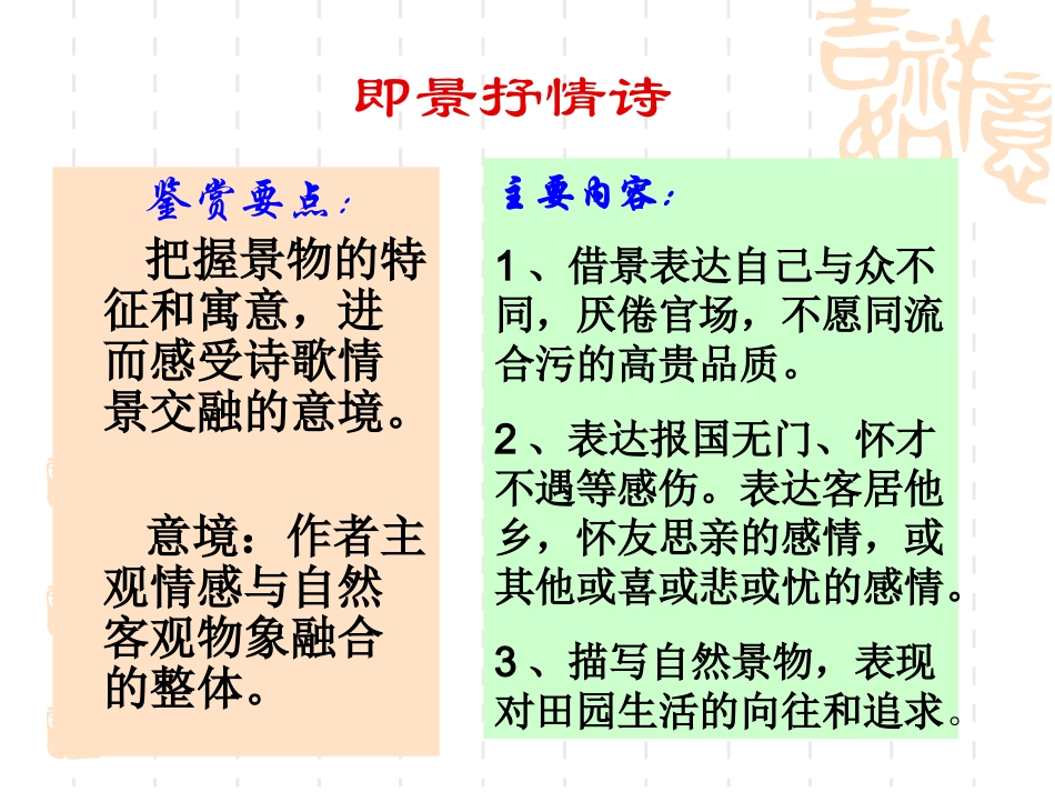 《即景抒情诗四首》课件_第3页