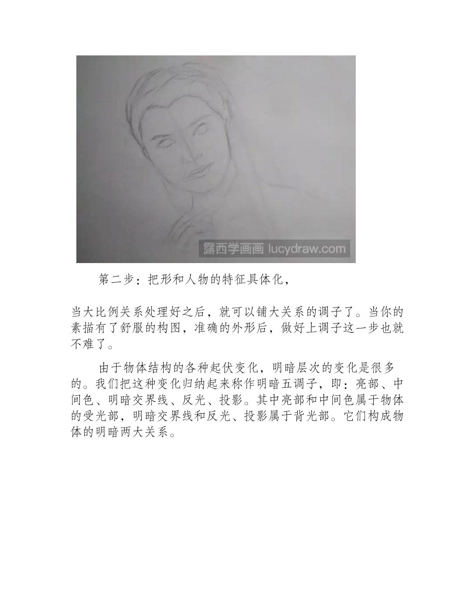 素描小龙女详细步骤讲解素描教程_第2页