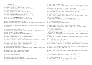 熟语使用练习题(答案) 