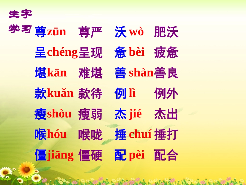 《尊严》教学课件2_第2页