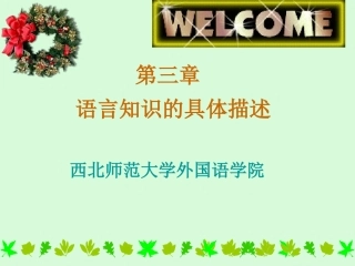 语言知识的具体描述