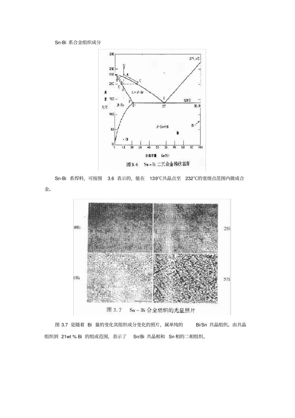 SnBi系合金组织成分_第1页