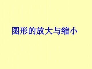 《图形的放大与缩小》课件2