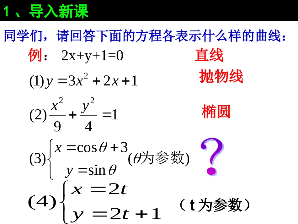 参数方程的概念_圆的参数方程1_第2页