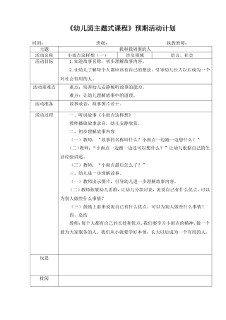 小雨点这样想(语言：故事)第一课时