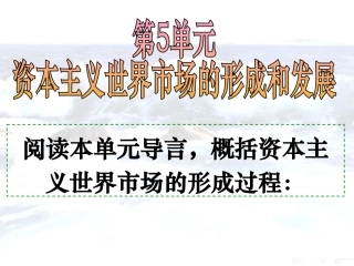 第一课-连通世界的新航路