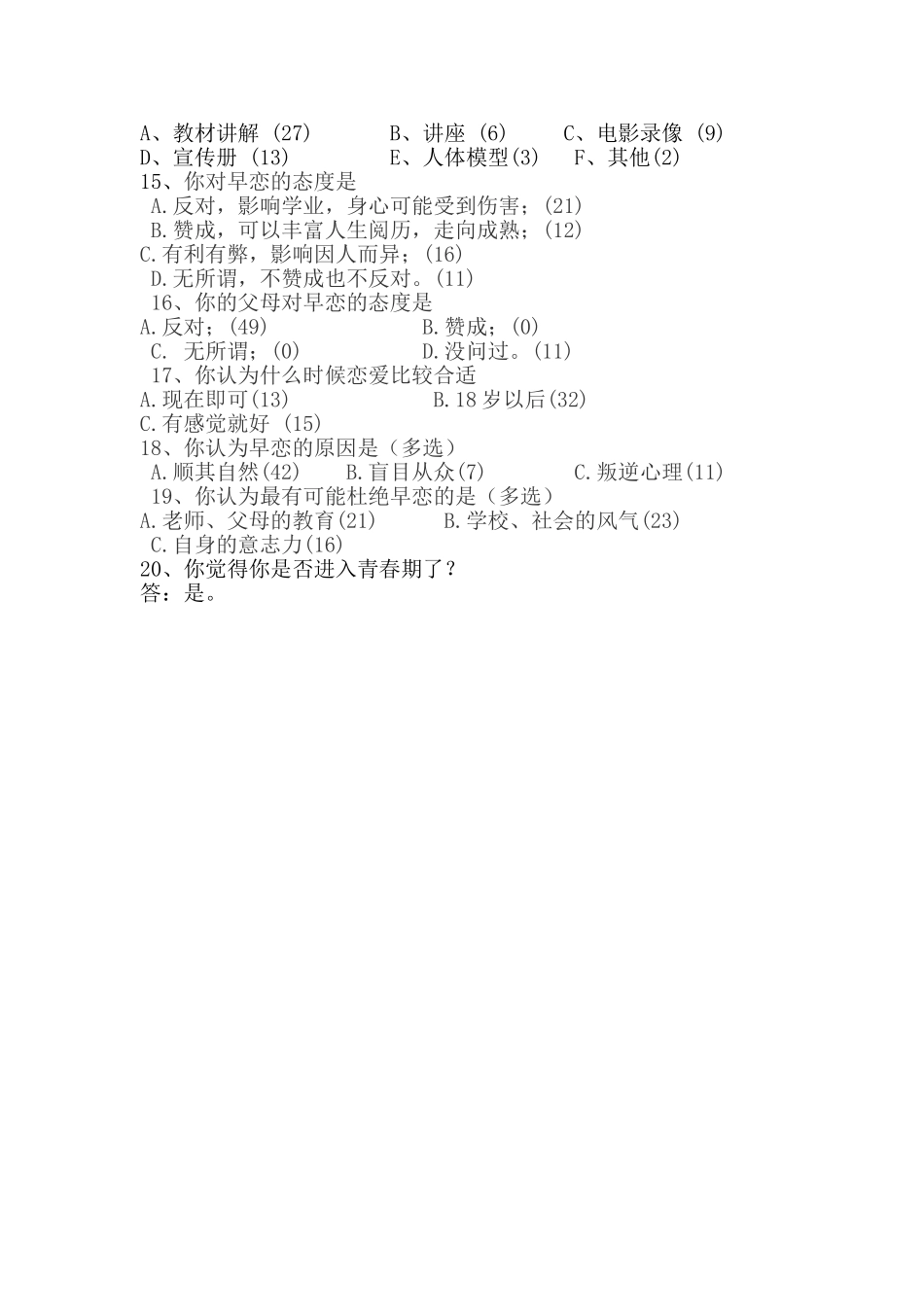 青春期调查问卷_第2页
