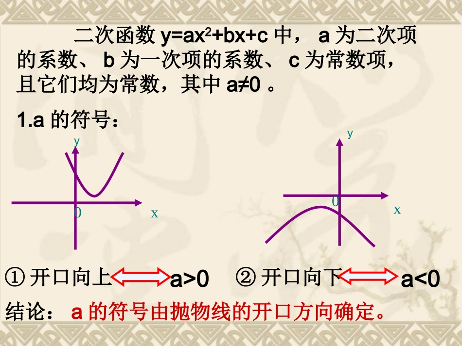 二次函数的图象与系数的符号之间的关系_第2页