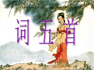 25.词五首