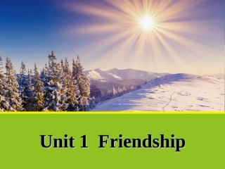 人教英语必修一Unit1FriendshipSectionDUsinglanguage同课异构1