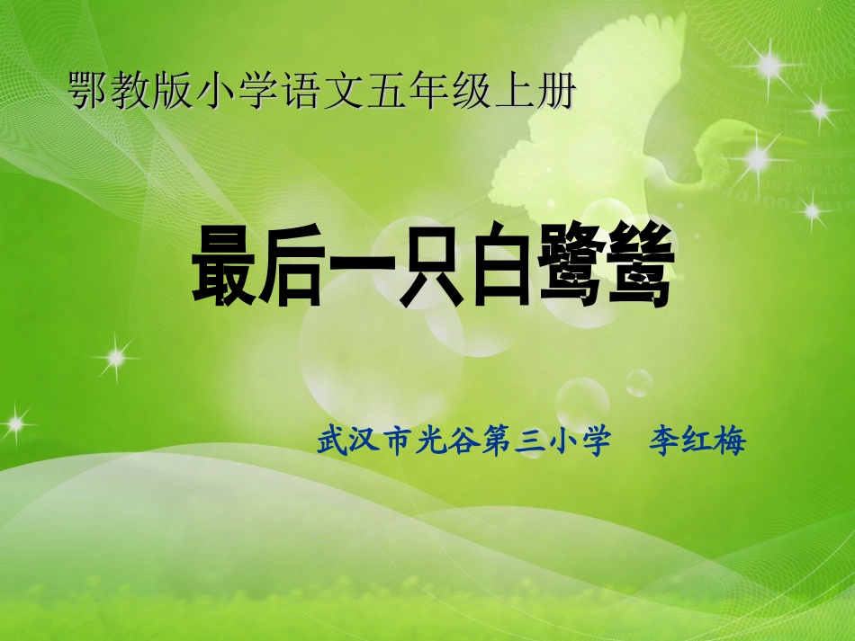 最后一只白鹭鸶_第1页