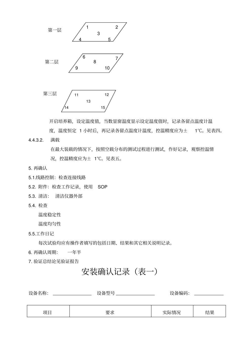 SOP-CFE-LRH-513LRH-250A生化培养箱验证方案_第3页
